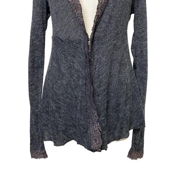 Y2k Studio Y Coquette Cottage Core Lace Long Sleeve Cardigan - Picture 7 of 14